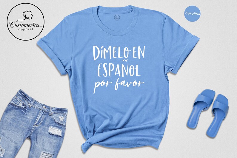 Spanish Teacher T-Shirt, Bilingual Gift, Camisas En Espanol image 2