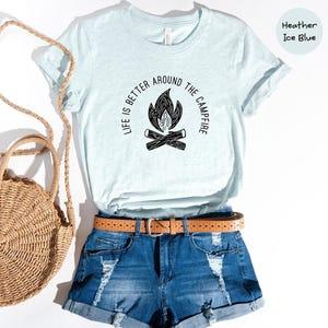 Campfire Shirt, Life Is Better, Outdoor Tee zdjęcie 2