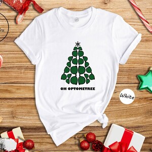 Oh Optometree Christmas T-Shirt, Optometry Holiday Apparel