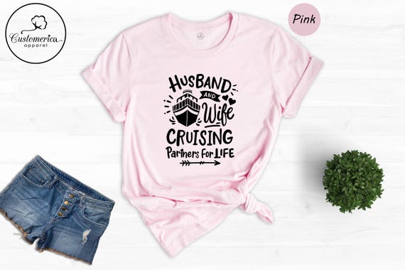 Cruise Couple Cotton T-Shirt, Cruise Anniversary Tee