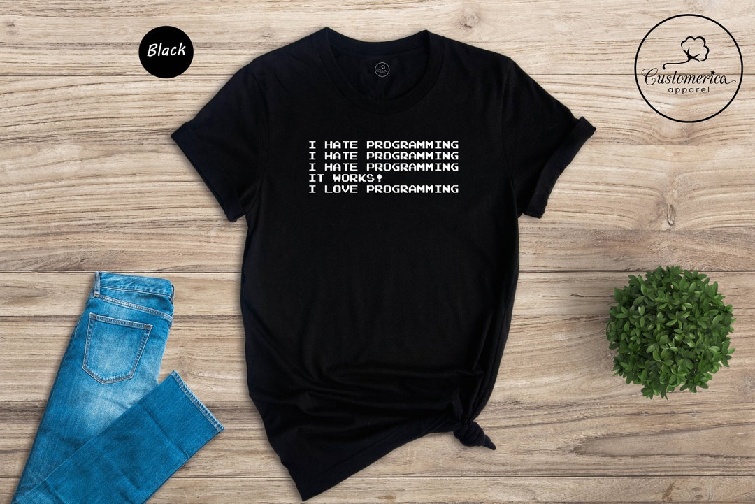 Computer Programmer Gift, Software Engineer, Computer Shirt, Coder Man ...