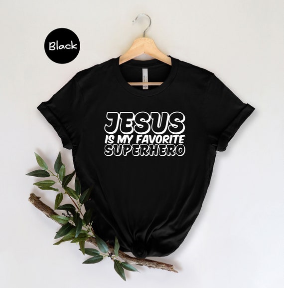 Jesus Is My Superhero - Jesus Christian T-Shirt Distressed Jesus Is My Superhero - Jesus Christian T-Shirt Distressed