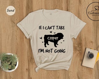 Custom English Bulldog T-Shirt, Dog Lover Gift