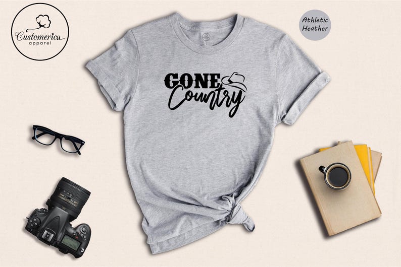 Gone Country T-Shirt, Southern Girl Tee, Western Style image 6