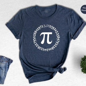 Teacher Pi Day Shirt, Pi Day T-Shirt, Math Teacher Shirt, Math Teacher Gift, Pi Shirt, Math Lover Shirt, Pi Day Outfit, Cute Pi Day Tee
