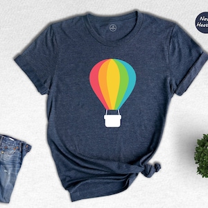 Hot Air Balloon Shirt, Balloon Birthday, Hot Air Balloons T-Shirt, Birthday Outfit, Hot Air Balloon Tee, Summer Trip Shirt