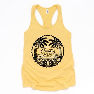 Custom Beach Trip Tank, Beach Fan Tank Top, Family Friends Custom Trip, Personalized Beach Trip Tank, Custom Vacation Tank