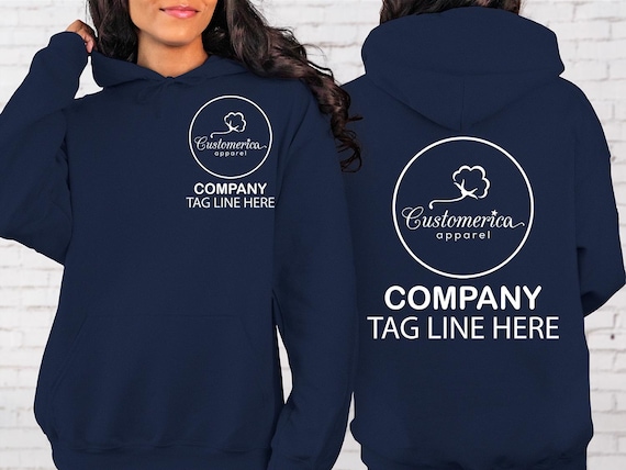 Custom Logo Hoodie, Personalized Company Apparel