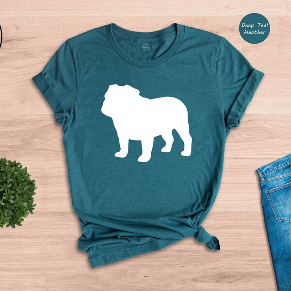 Bulldog T Shirt Etsy