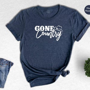 Gone Country T-Shirt, Southern Girl Tee, Western Style image 2