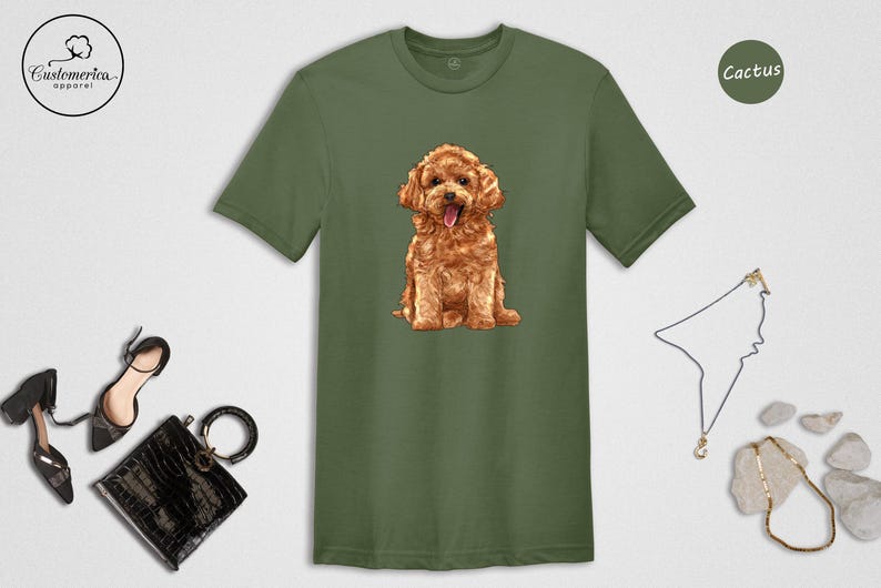 Camiseta de Caniche Miniatura, Camiseta de Perro Adorable, Camiseta para Amantes de los Perros, Camiseta para Mamás de Caniches, Camiseta para Mamás de Caniches Adorables, Camiseta para Madres de Perros, Camiseta para Dueñas de Perros imagen 5