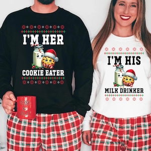 Cute Christmas Couple Sweatshirt, Christmas Matching Sweatshirt, Husband Christmas Sweater, Christmas Party Shirt, Christmas Couple Gift