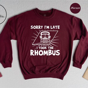 Funny Math Teacher T-Shirt, Rhombus Geometry Gift image 8