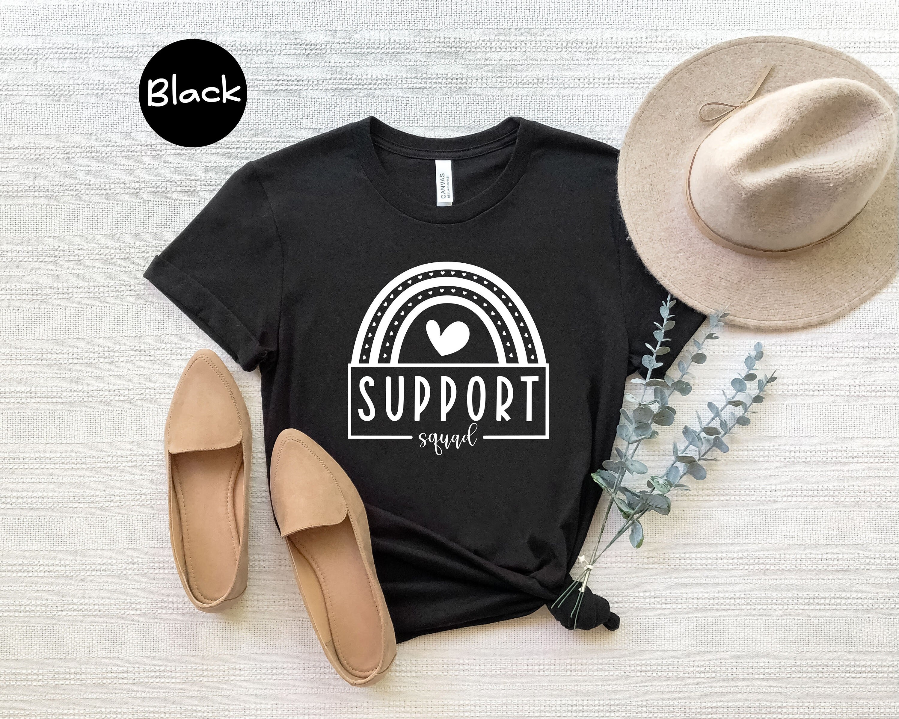 Support Squad Shirt, School Support Staff, Support Team, Breast Cancer Shirt, Cancer Support Shirt, Awareness T-Shirt, Cancer Shirt