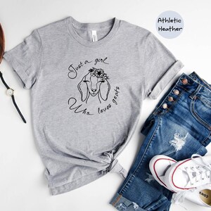 Girl Who Loves Goats T-Shirt, Farm Life Tee image 4