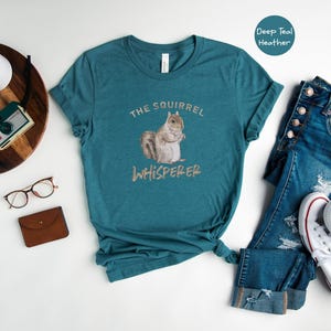 Squirrel Whisperer Shirt, Funny Squirrel Lover Tee