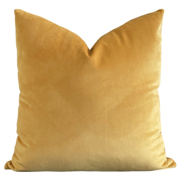 Golden Yellow Pillow Etsy