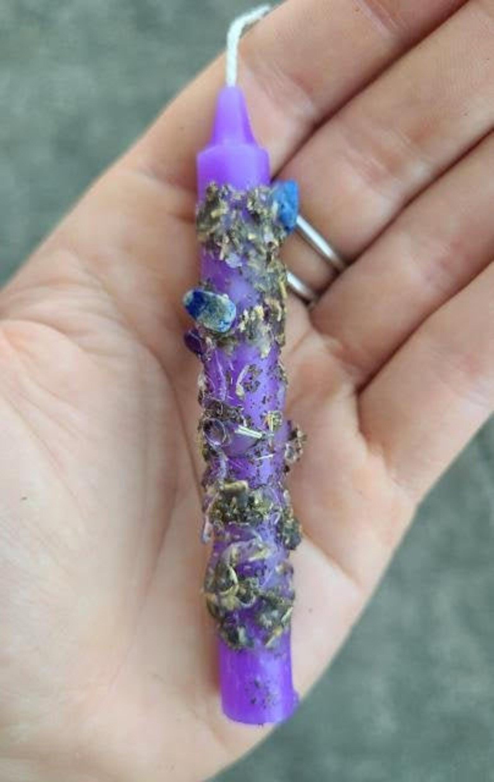 Purple Spell Candle Etsy