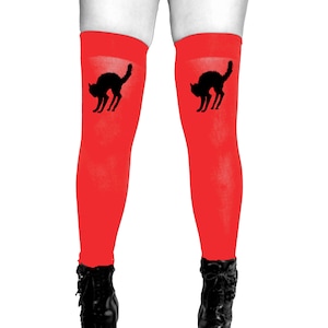 Arched Kitty Thigh Highs