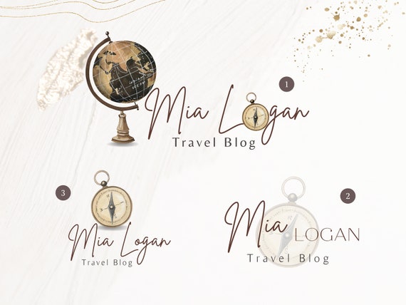 Travel blog logo travel logo design graphic design travel | Etsy