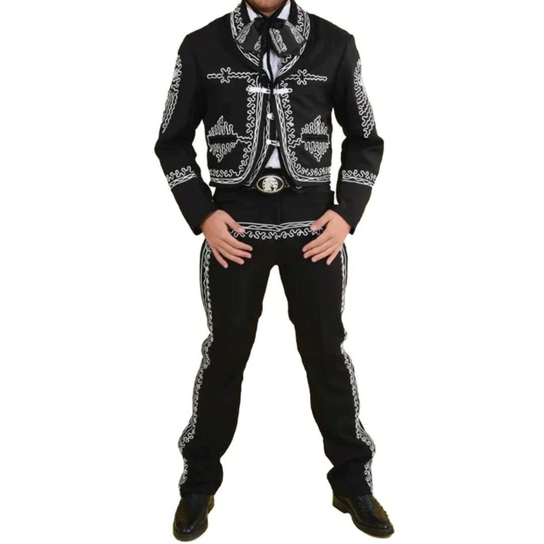 Authentic Charro Suit for Men Complete Traditional Mexican Outfit for