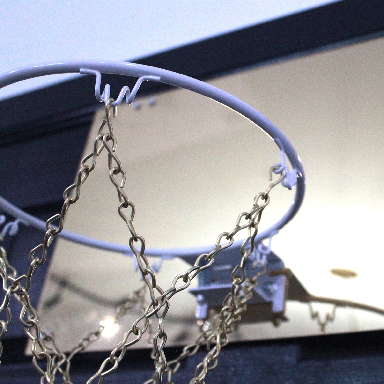 Custom Gold Mirrored Mini Basketball Hoop with Gold Chain Net Etsy