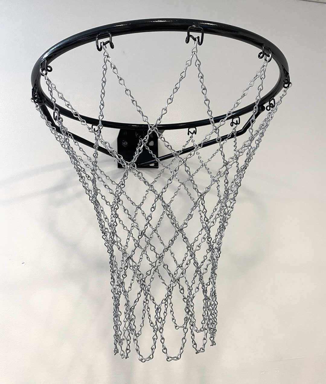 12 Hook Basketball Chain Net Silver NBA Chain Net Chain Net ONLY No