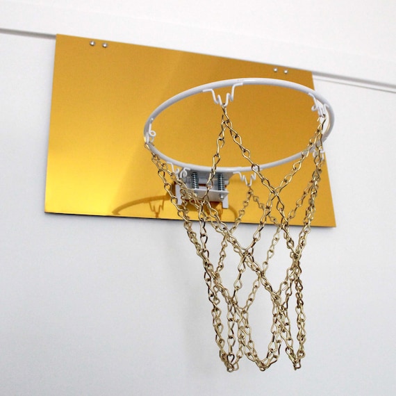 Gold Backboard Mini Basketball Hoop 