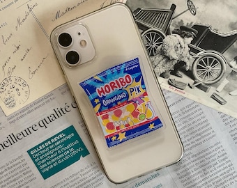 Paris Illustration Phone Grip Holder: Acrylic MagSafe or Adhesive