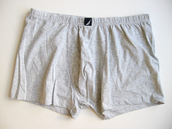 Nautica Men's Classic Underwear Contour Pouch Cotton Stretch Trunk Gray XL  