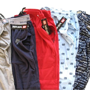 ecko unltd NEW Men Drawstring Sport Waistband Pure Cotton Knit Lounge Pants Small Medium Large X-Large