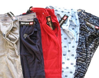 ecko unltd NEW Men Drawstring Sport Waistband Pure Cotton Knit Lounge Pants Small Medium Large X-Large