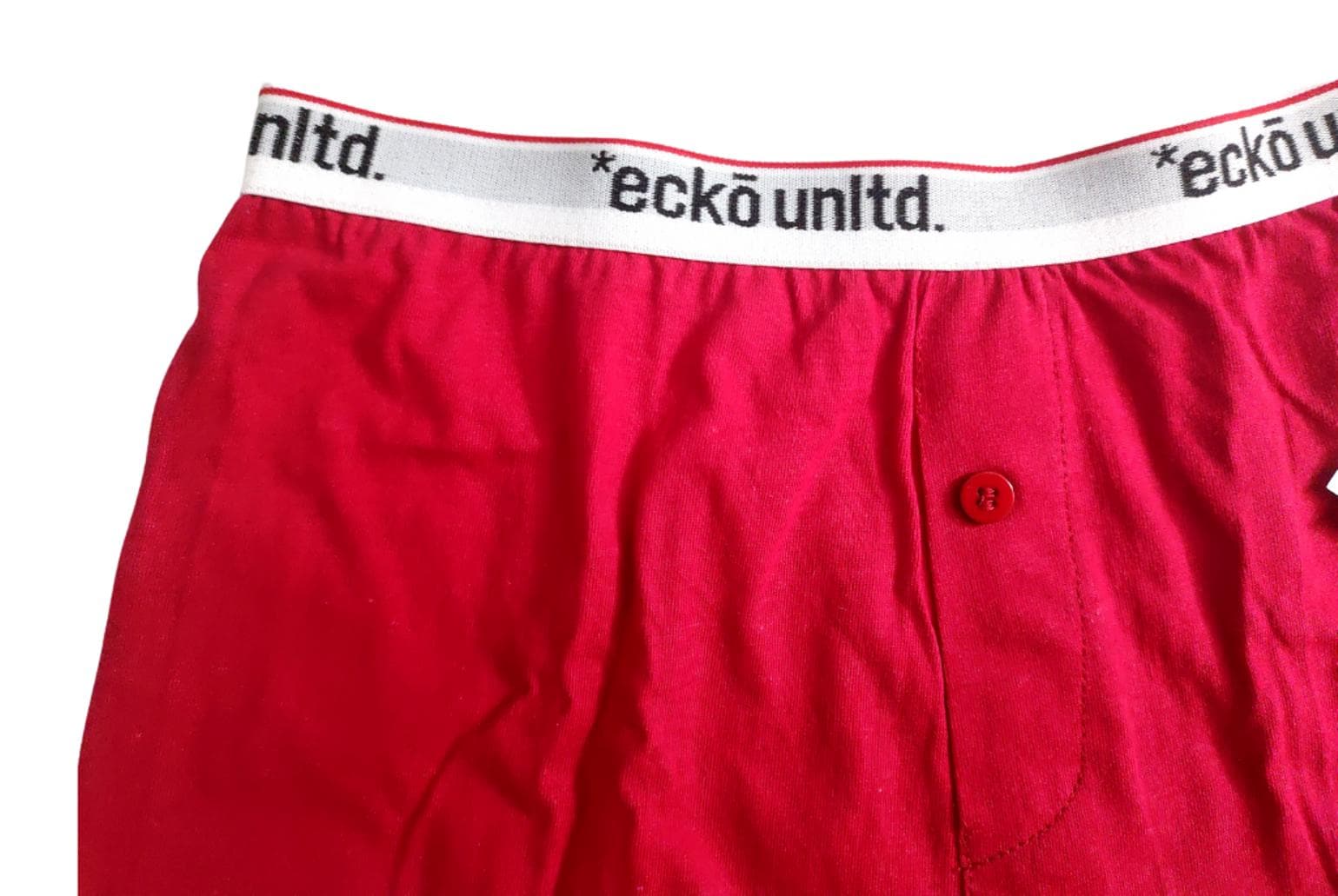 Ecko Unltd Boy's Sleepwear Vintage Red Solid Pure Cotton Knit