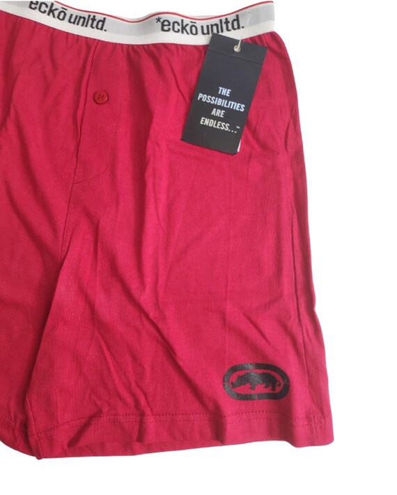 Ecko Unltd Boy's Sleepwear Vintage Red Solid Pure Cotton Knit