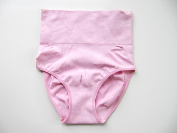 Vintage Pink Shapewear High Waist Tummy and Bottuck Control Invisible Soft  Seamless Microfiber Bikini S 