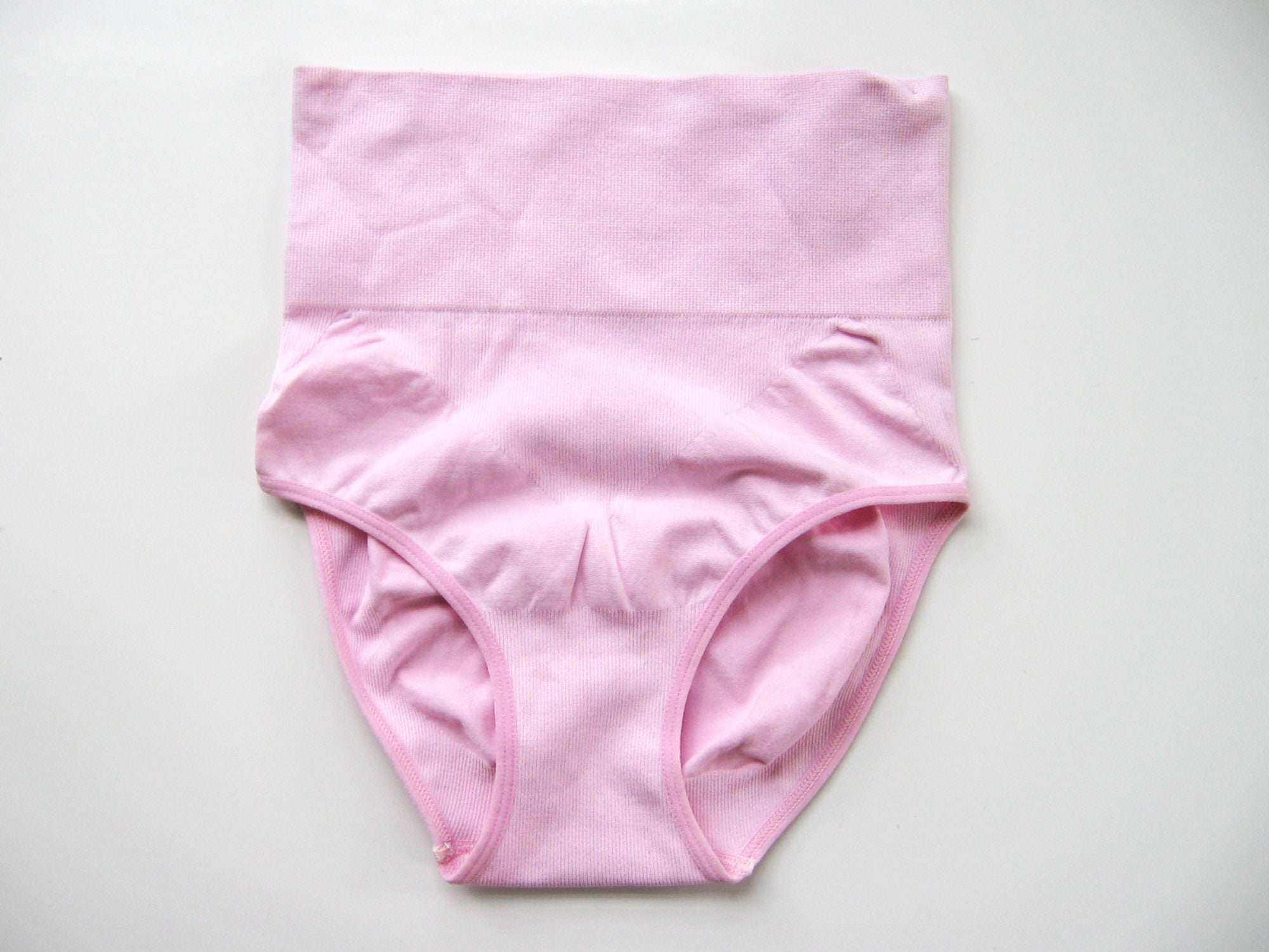 Vintage Pink Shapewear High Waist Tummy and Bottuck Control Etsy