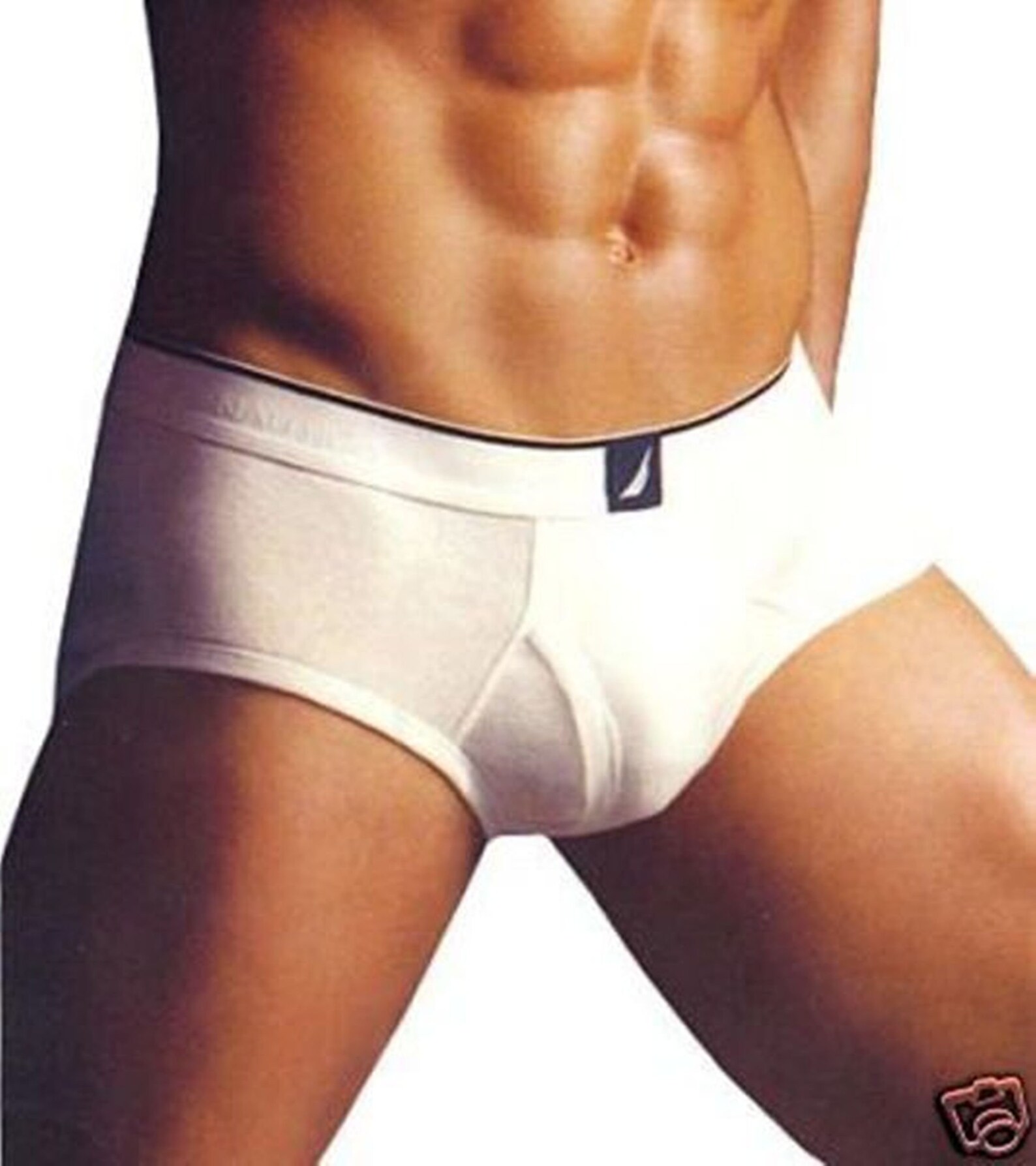 Nautica Men's Vintage Classic Underwear Functional Fly Tagless Pure