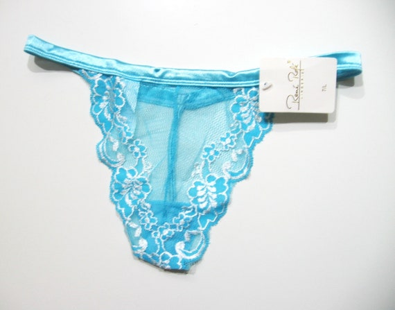 Vintage Rene Rofe Vintage Rene Rofe Lingerie NEW Women's Cyan Satin - Etsy