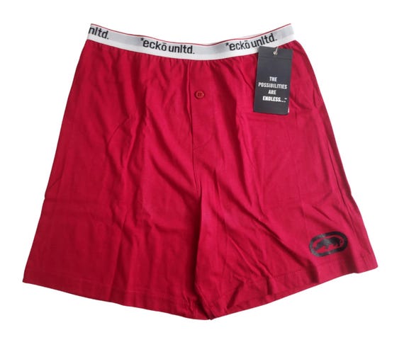 Ecko Unltd Boy's Sleepwear Vintage Red Solid Pure Cotton Knit