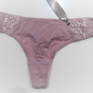 Donna Loren Gold Label NYA Dam Taro Broderad Spets På Sidorna Pappertunna Thong S XL