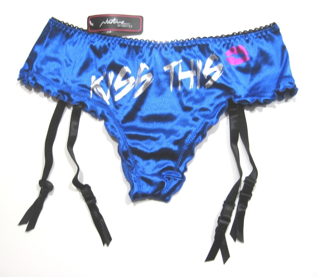 Native Intimates NEW Women's Kiss This Sapphire Stretch Satin Removable ...