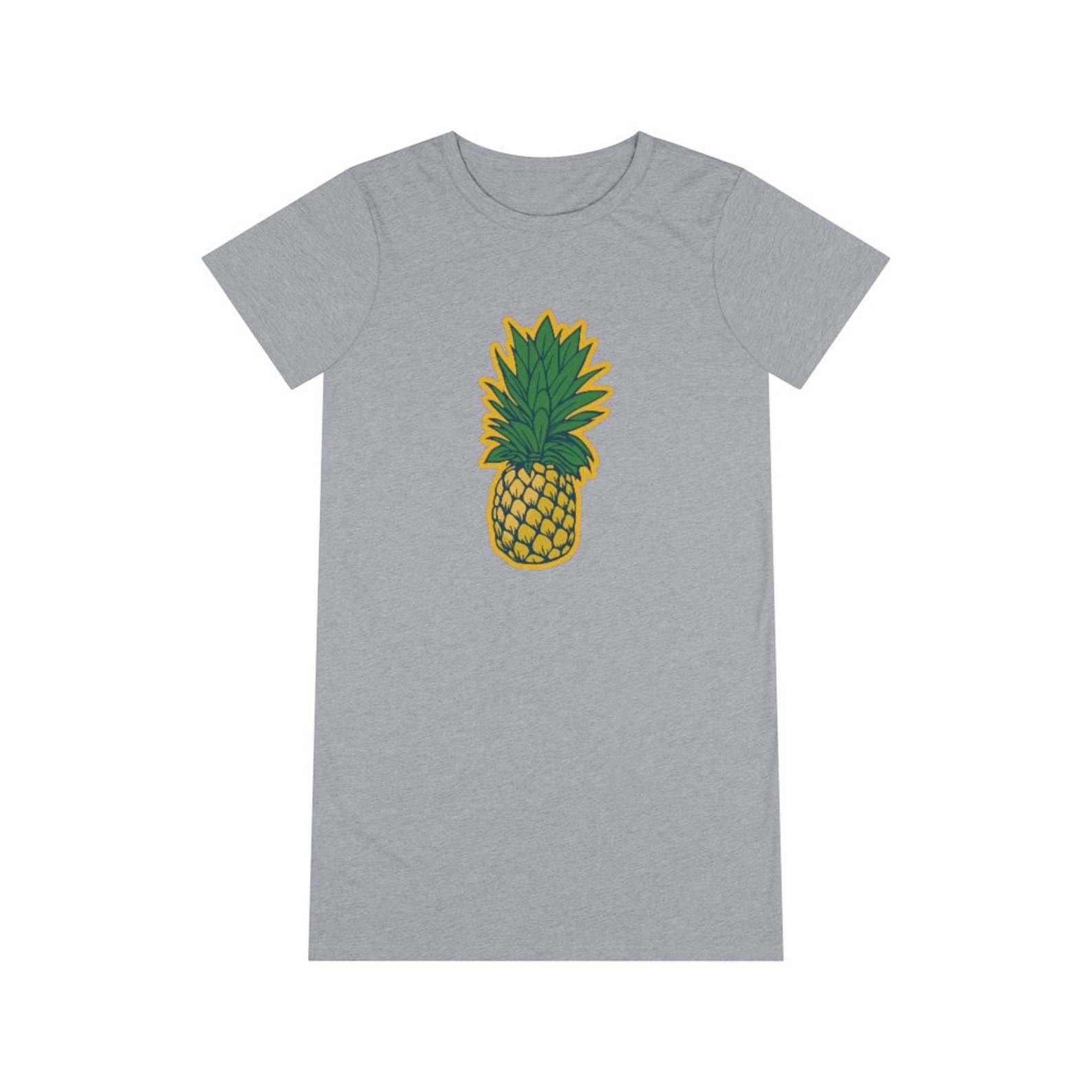 Pineapple Logo Organic TShirt Dress Etsy