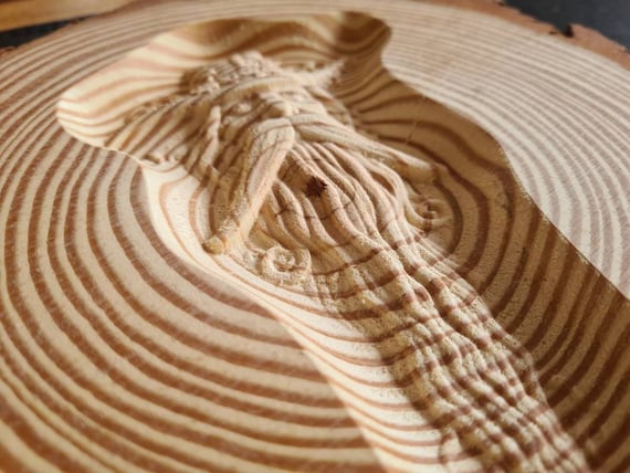 Green Man Wiccan Green Man Wood Carved Green Man Pagan - Etsy