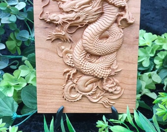 Dragon wood carving online