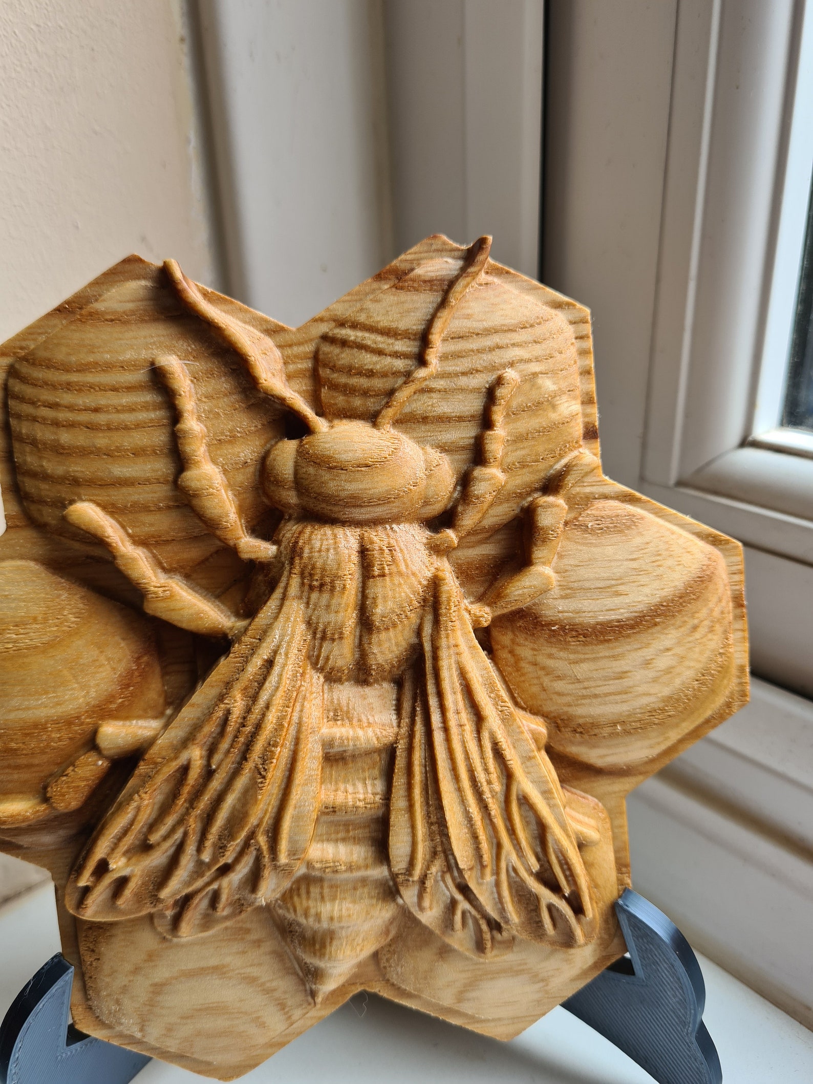 Beebee on Flowerwood Carved Bee Bee Wall Etsy