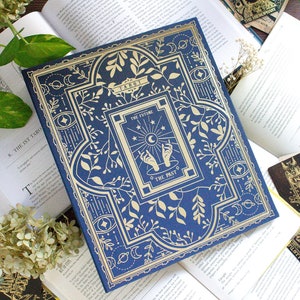 Carpeta de tarot hecha a mano para páginas de 8,5 x 11 (tamaño carta)