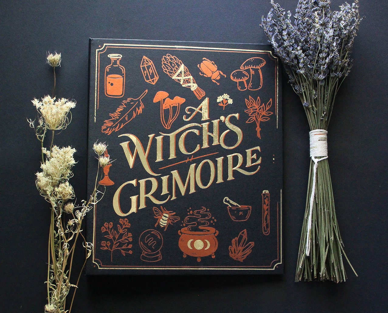 Handmade Grimoire Binder for 8.5 X 11 letter Size Pages - Etsy