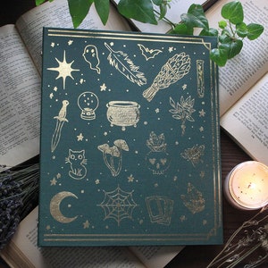 Handmade Book of Shadows / Grimoire Binder for 8.5 x 11 (letter size) pages