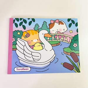 Cozy Cats Spring Coloring Book – Kawaii Designs