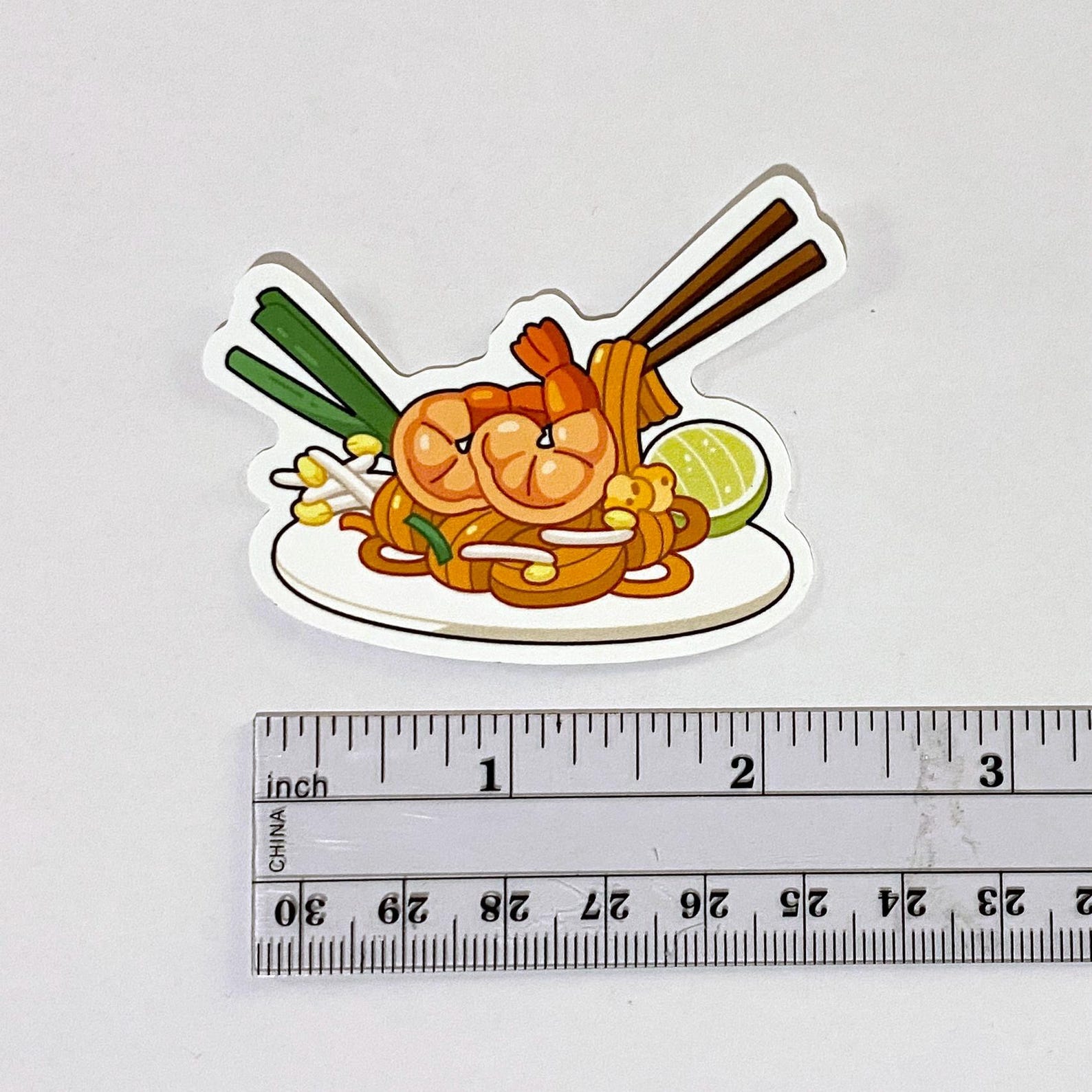 Sticker Laksa Pad Thai Sticker – Thai Food, Glossy Vinyl Decal - Etsy
